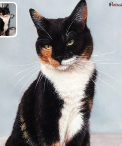 Handmade Oil Pet Portrait From Photo