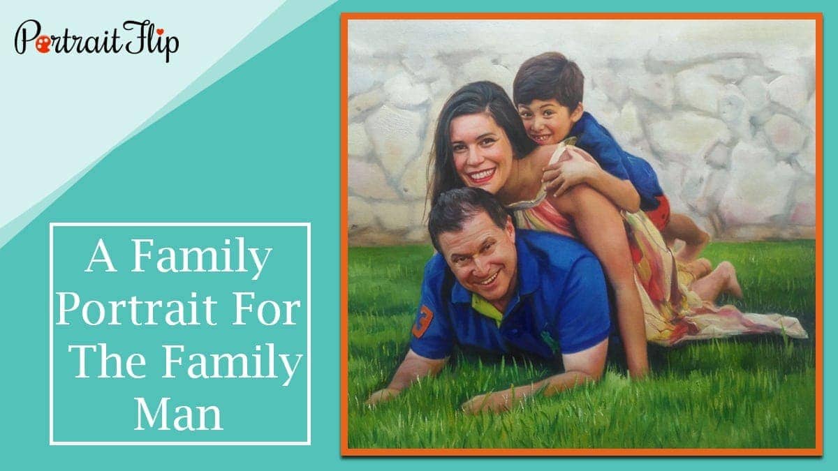 A family portrait for the family man