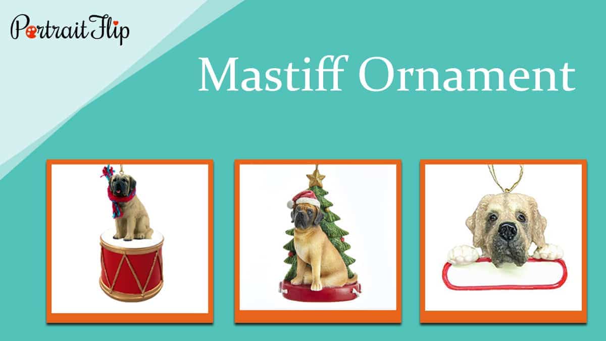 Mastiff ornament