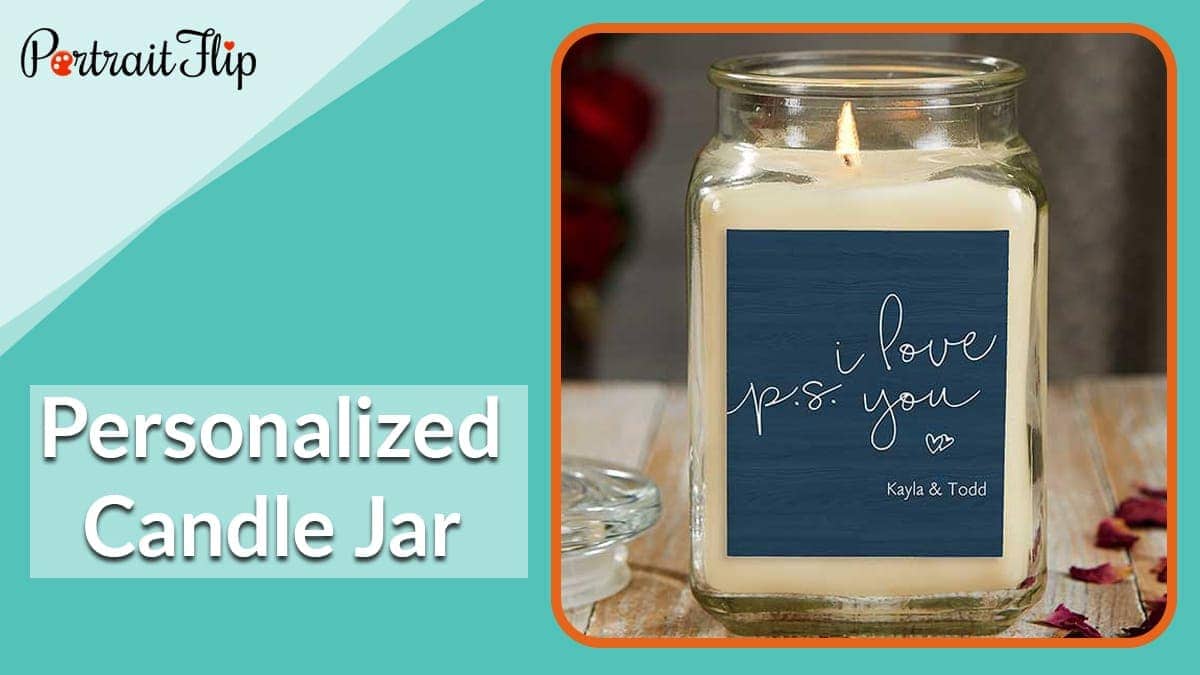 Personalized candle jar