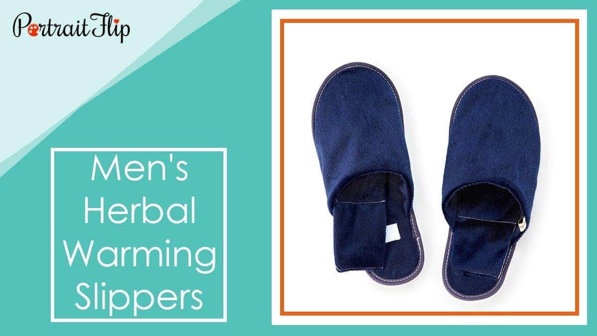 Men's herbal warming slippers