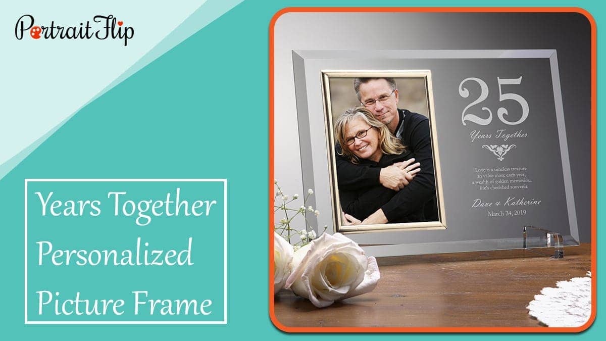 Years together personalized picture frame