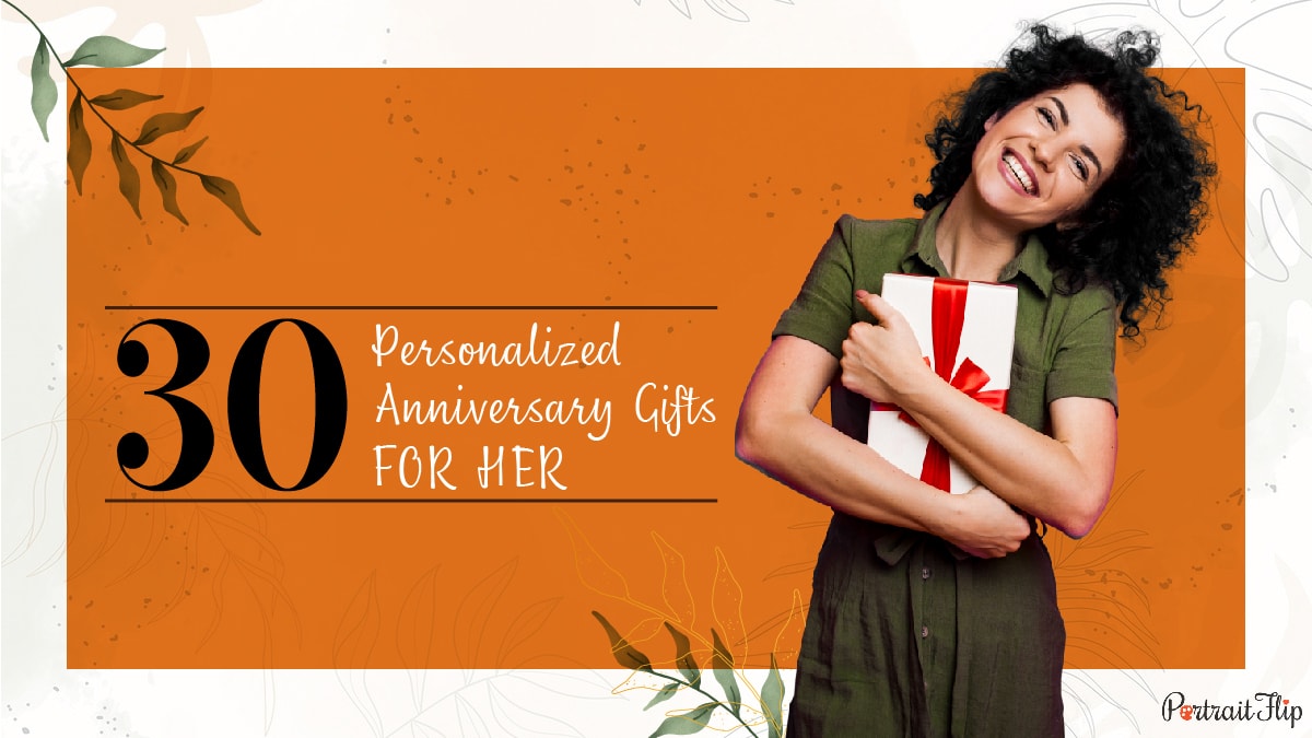 a cover for personalized anniversary gifts for her by portraitflip