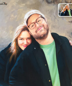 couple watercolor painting
