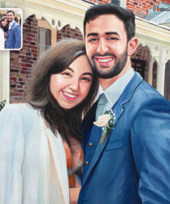 couple watercolor portrait