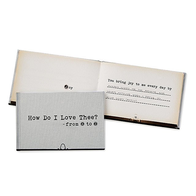 How do i love thee from a z