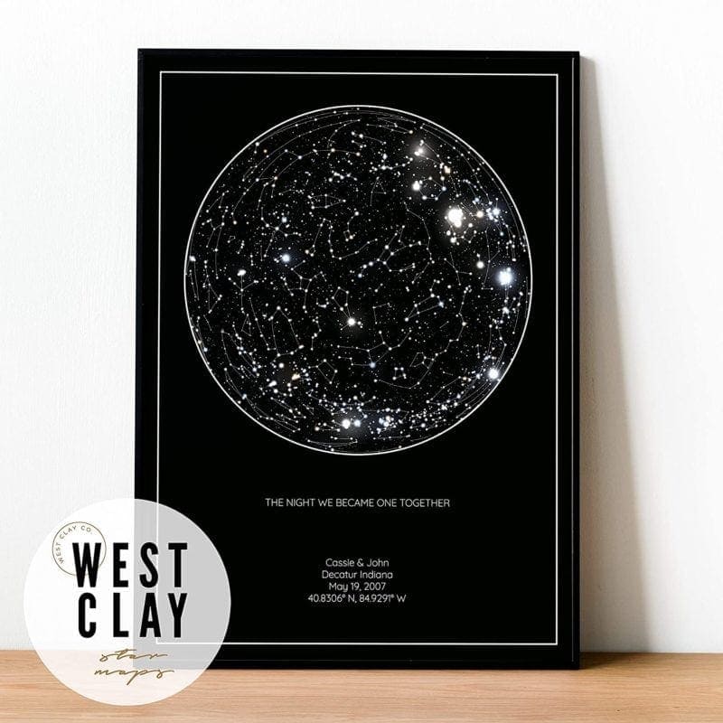 Personalized star constellation map