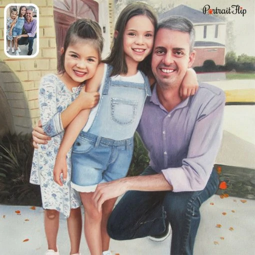 Acrylic Family Portrait