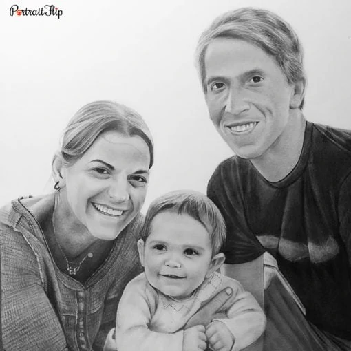 Family Pencil Portraits