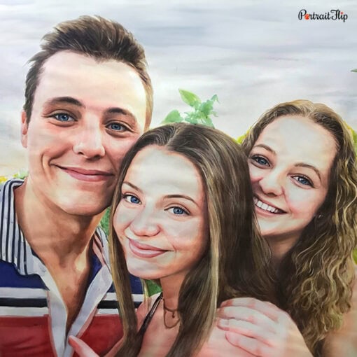 Family Watercolor Portraits