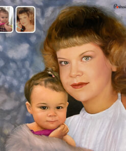 GrandParents & GrandChildren Oil Paintings