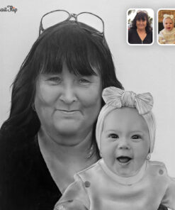 GrandParents & GrandChildren Pencil Paintings