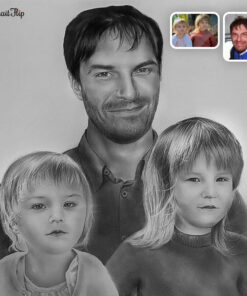 GrandParents & GrandChildren Pencil Portraits