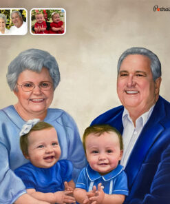 GrandParents and GrandChildren Acrylic Portraits