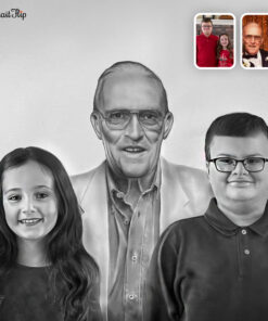 GrandParents and GrandChildren Pencil Portraits