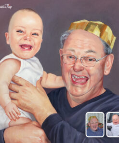 GrandParents and GrandChildren Watercolor Portraits