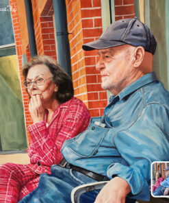 Old Human Watercolor Portraits