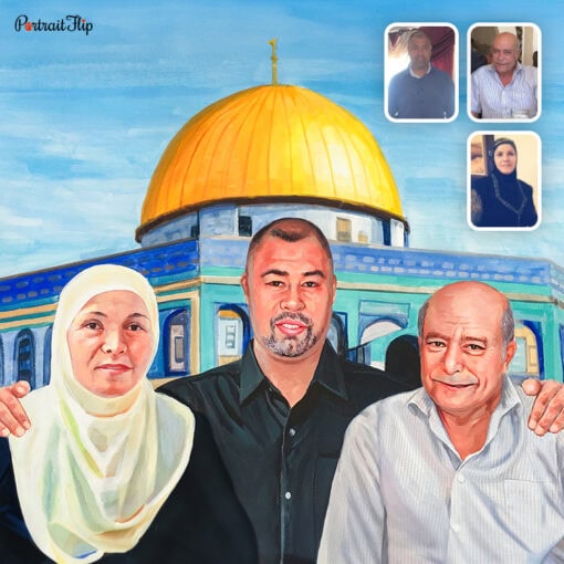 Parents & Children Watercolor Portraits