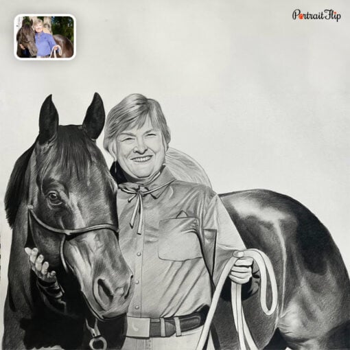 People and Pet Pencil Portraits