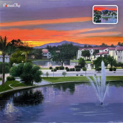 landscape oil painting