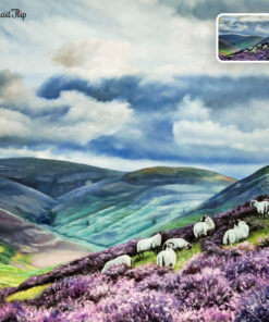 landscape oil portrait painting
