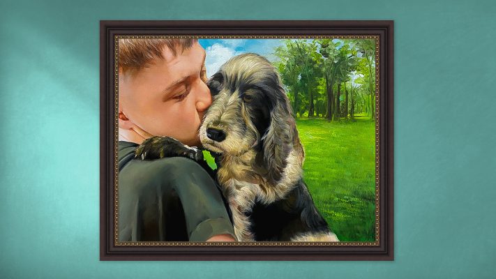 photo to People & Pet Oil Portraits