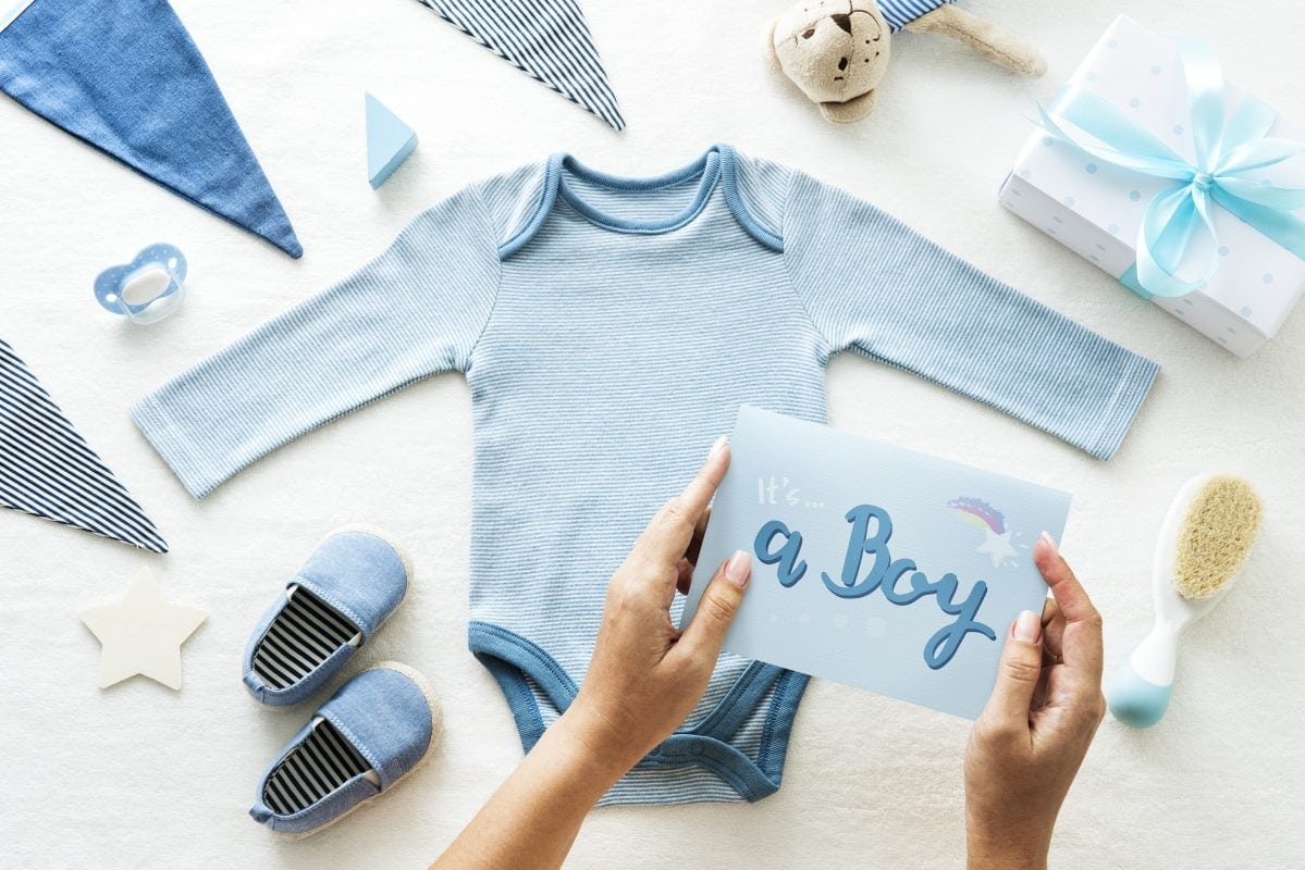 Baby Shower Gifts For Boy PortraitFlip