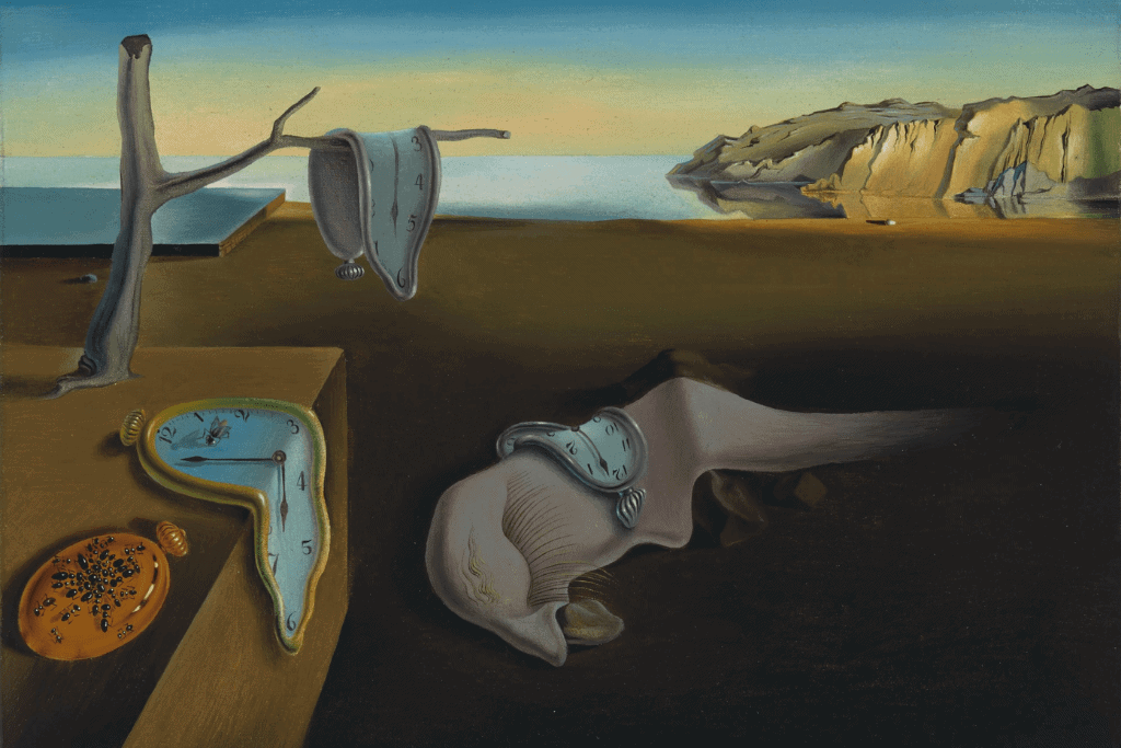  The Persistence of Memory Top Famous Paintings PortraitFlip 