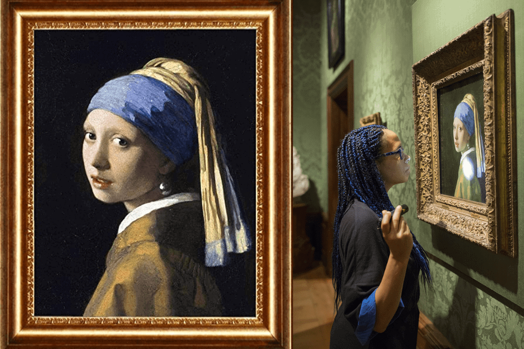 The Girl WitTop Famous Paintings PortraitFlip h The Pearl Earring 
