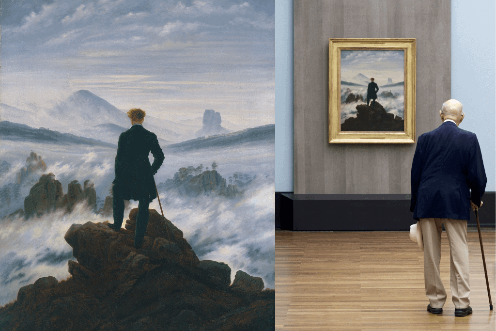 Wanderer Above The Sea Of Fog Top famous paintings PortraitFlip 