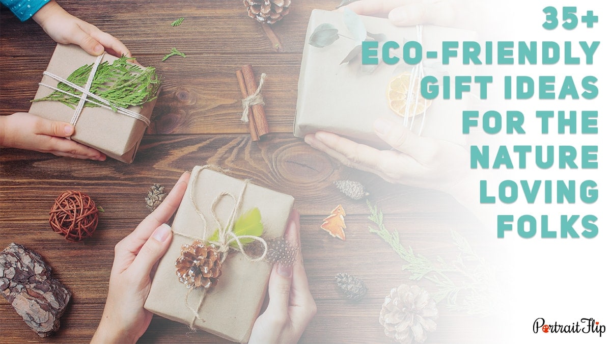 A list of 35+ Eco-Friendly Gift Ideas For The Nature-Loving Folks Portraitflip