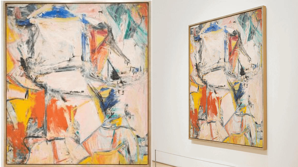 The painting Interchange by Willem Kooning is one of the most expensive paintings that is on displayed at a museum. 