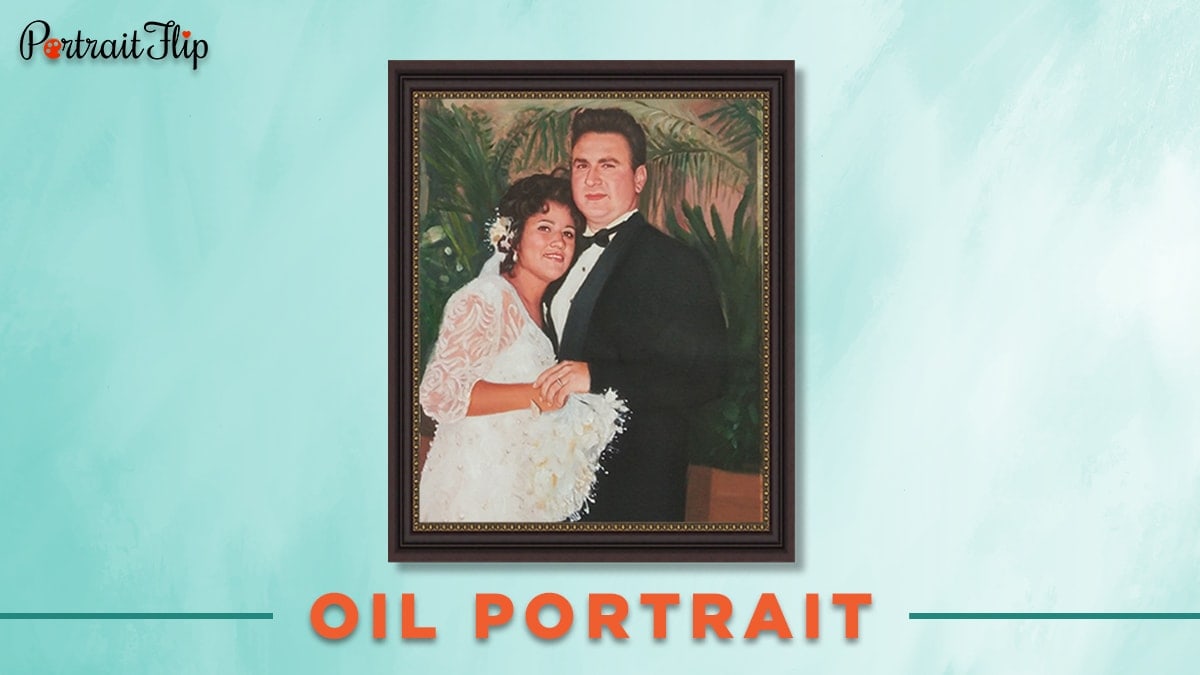 Wedding oil portrait for PortraitFlip's  30 under 30.