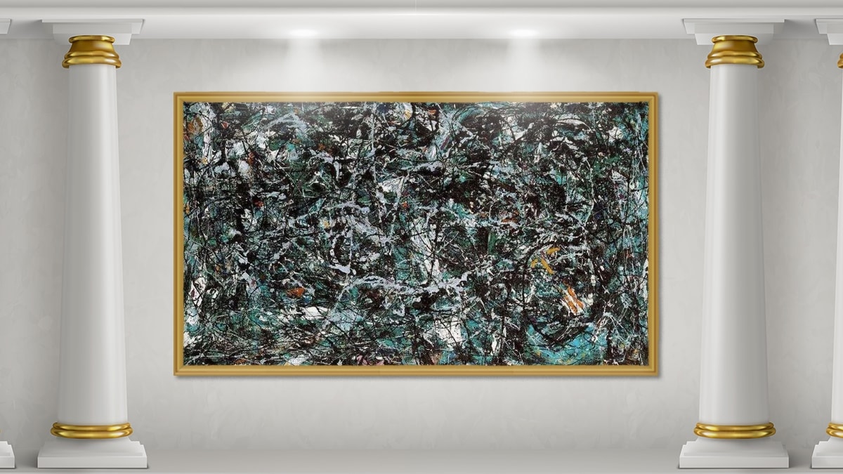 Full Fathom is one of the famous abstract paintings of Jackson Pollock