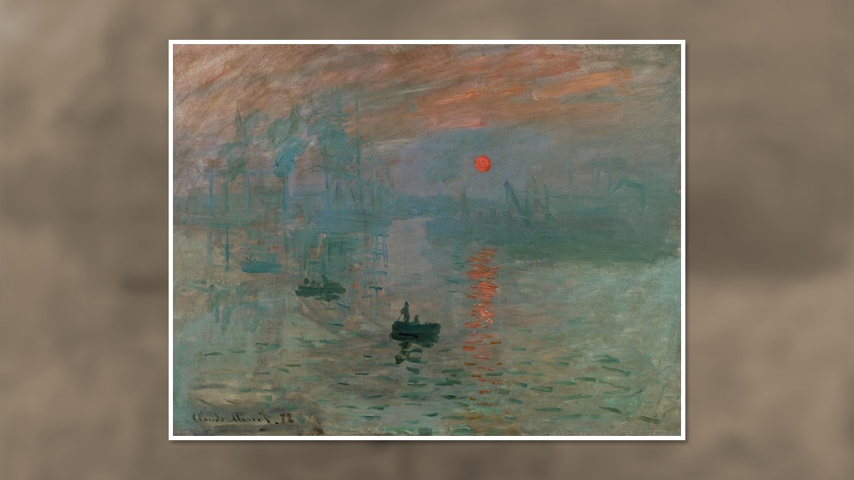 Impression Sunrise is the famous landscape painting