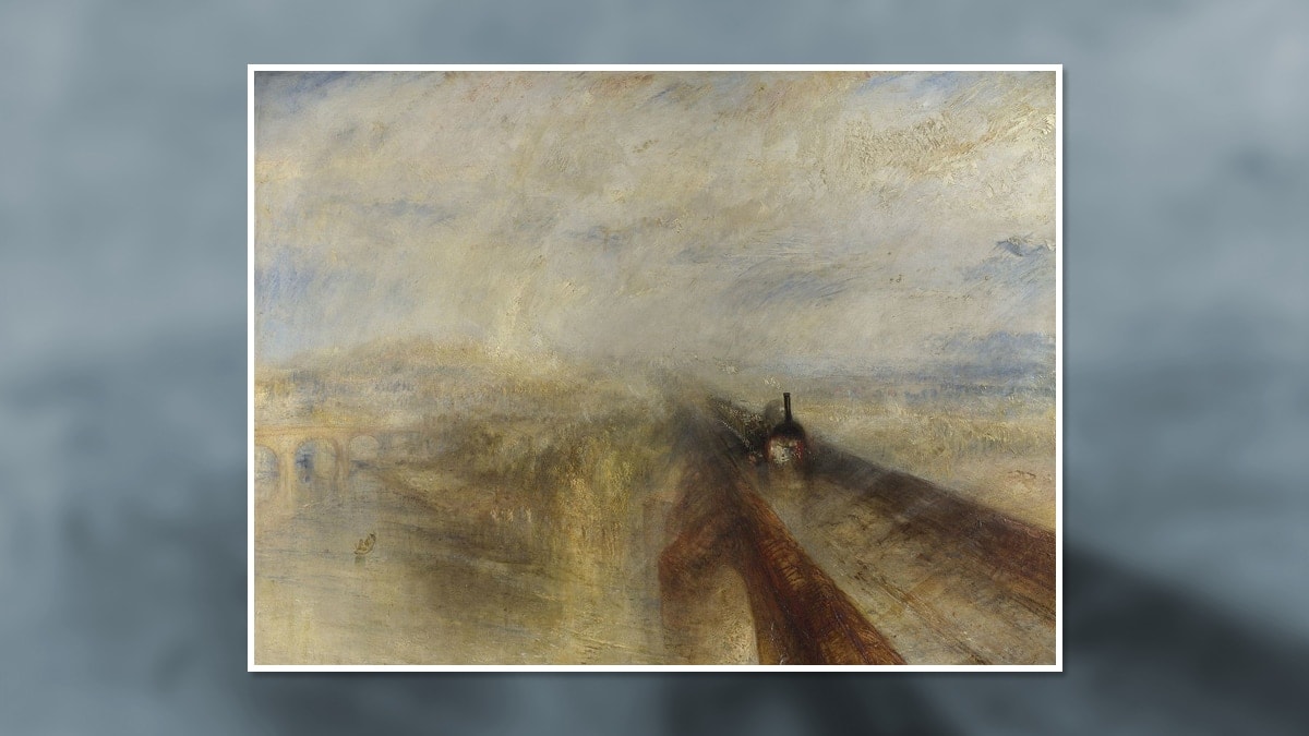  Rain, Steam, and Speed is a famous landscape painting 