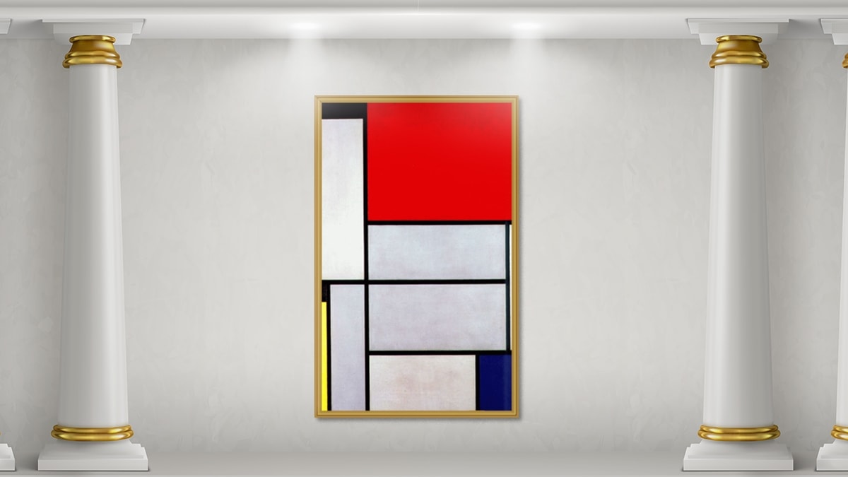 Tableau I, 1921 by Piet Mondrian