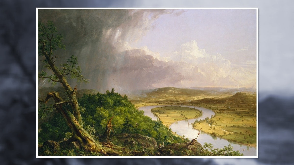 Famous landscape painting of Thomas Cole