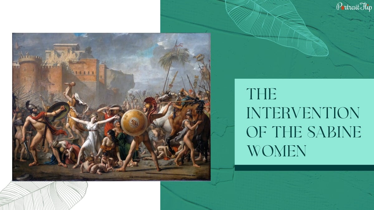 The Intervention of the Sabine Women is one of the best paintings of Louvre.