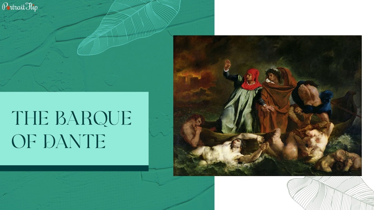 The Barque of Dante is one of the finest paintings in Louvre.