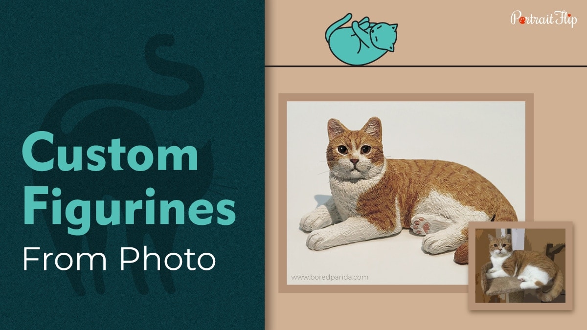 custom figurine from photo personalized gifts for cat lovers