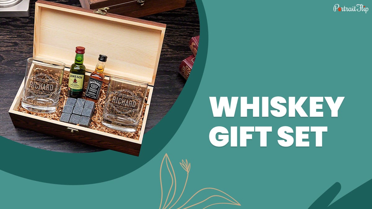 a whisky gift set from swanky badger