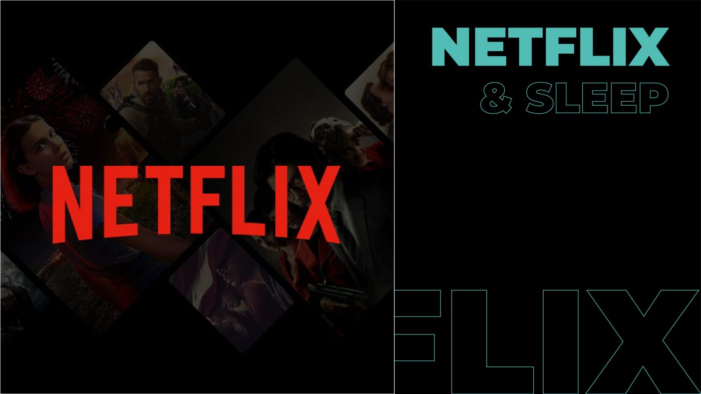 Netflix logo on screen 
