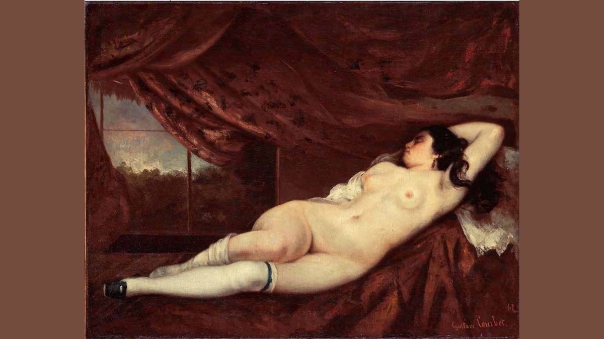 Sleeping Nude Woman, (1862)