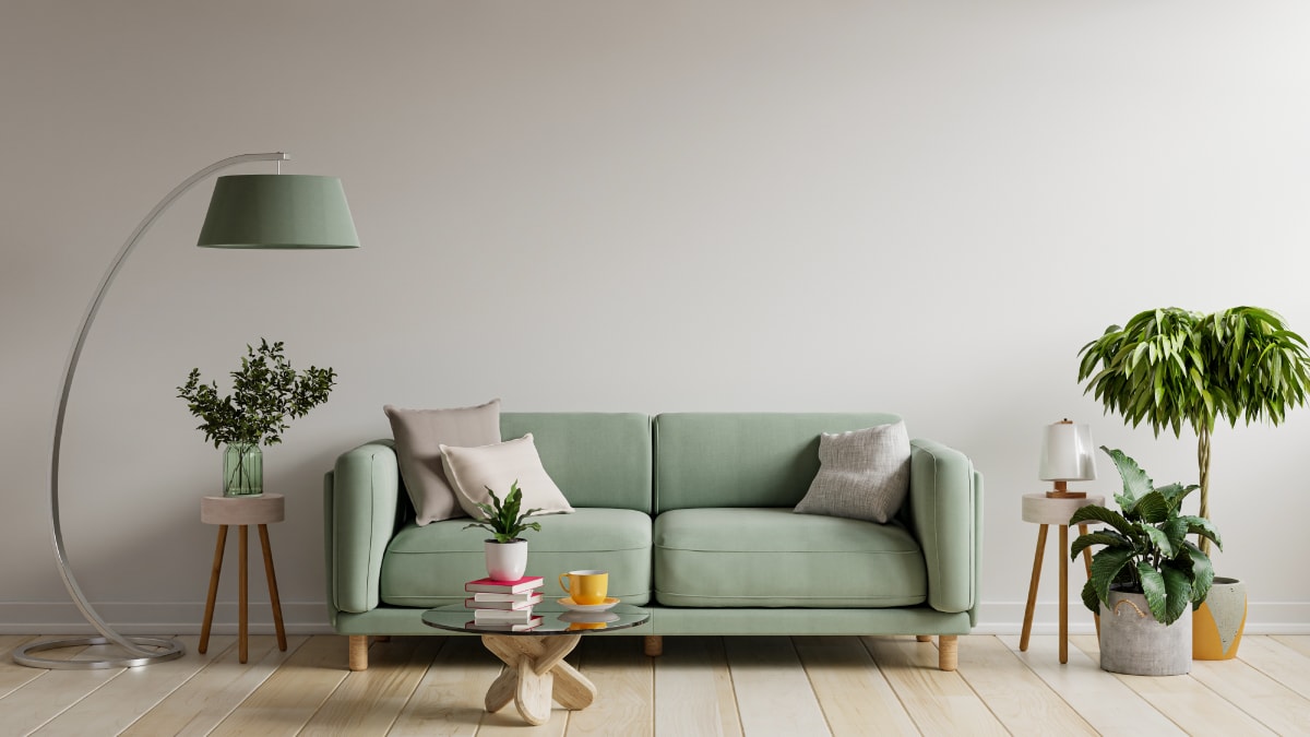 Decor with a green theme