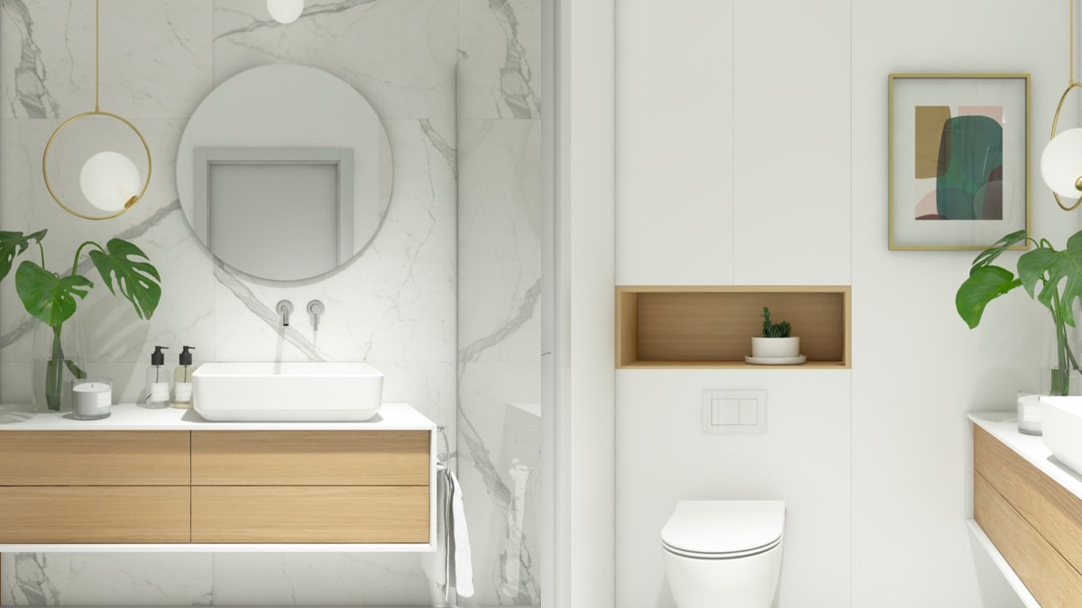 minimalist bathroom decor
