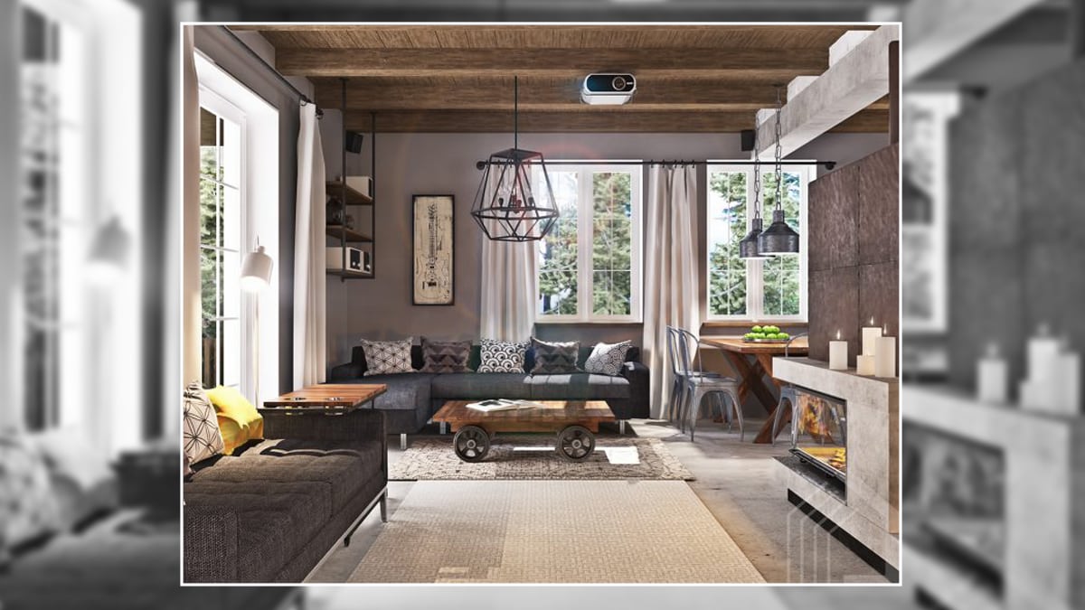 industrial decor idea