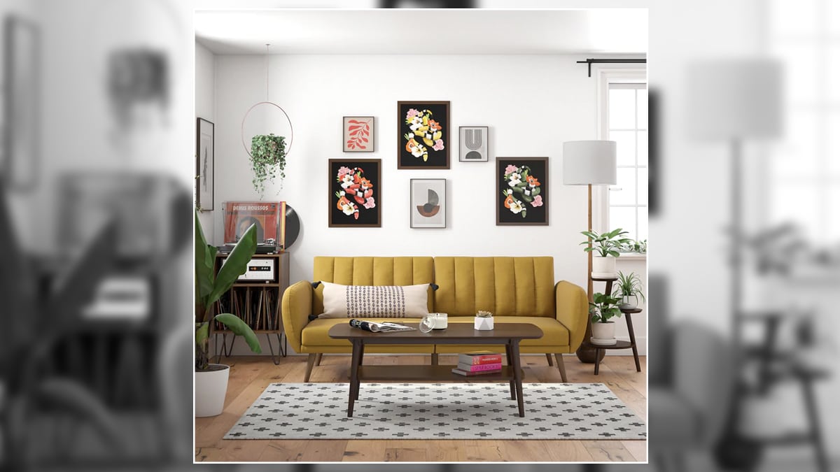 a snap of living room decor