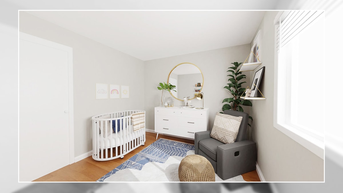 nursery decor with  atwist of minimalism 