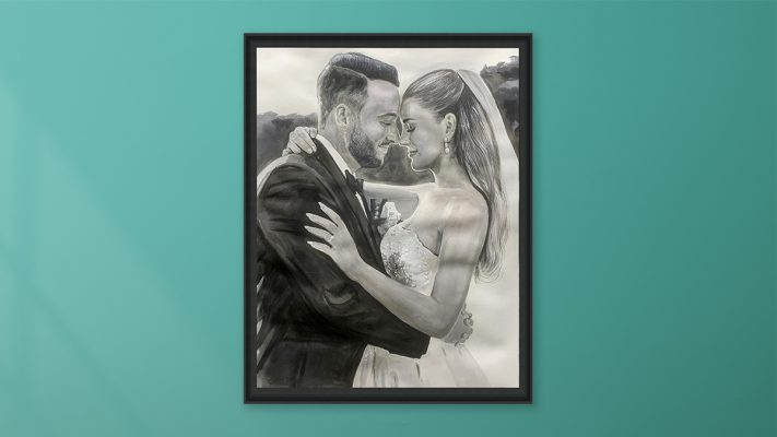 Couple Pastel Painting